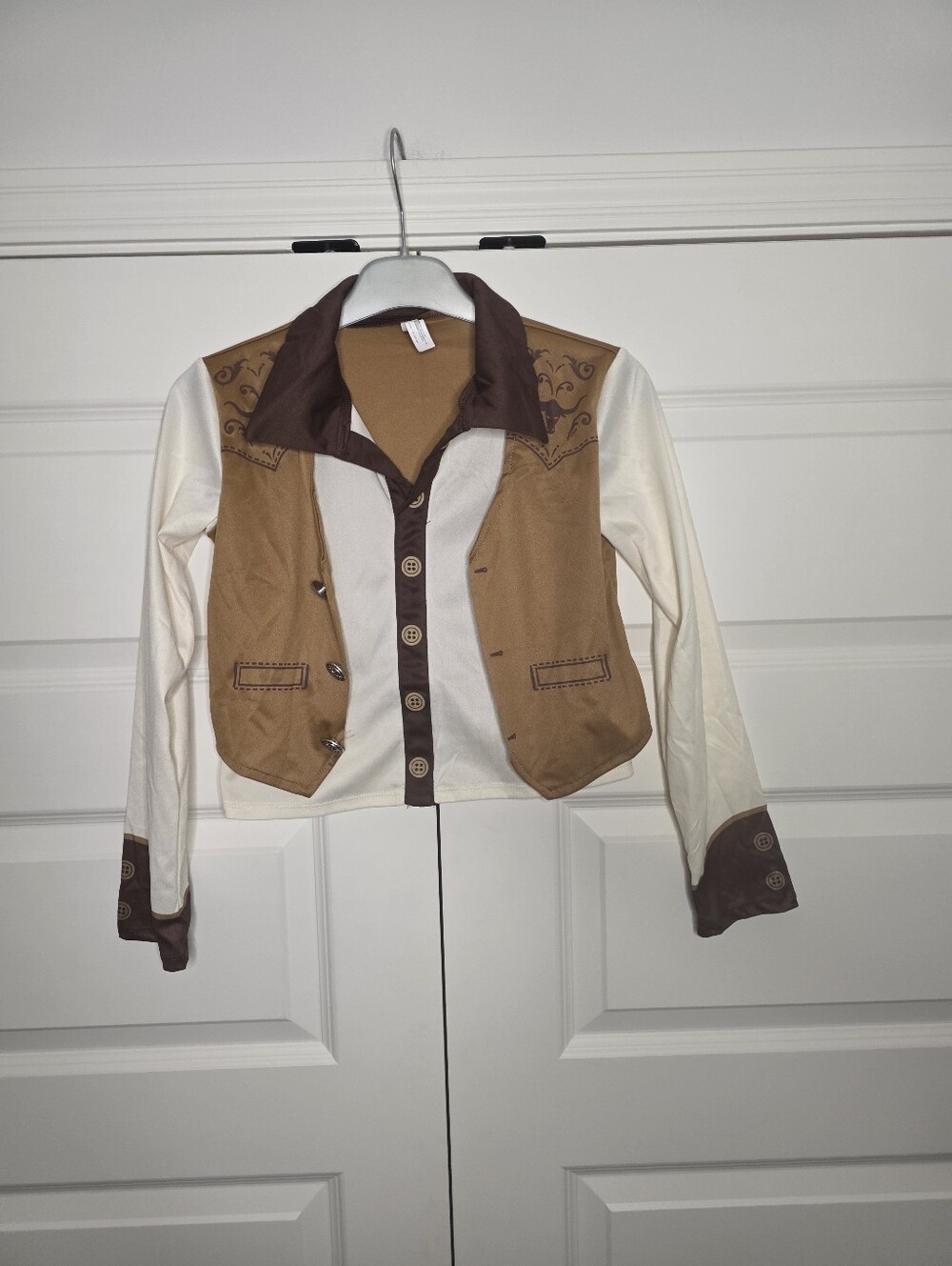 SEE DETAILS - Amscan Cowboy Outfit Medium (8-10) - Top/Pant - Picture 6 of 16